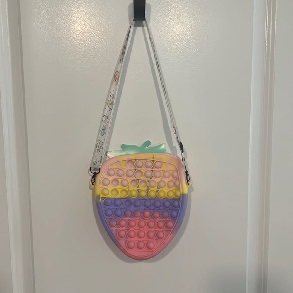 Strawberry Pop It Purse